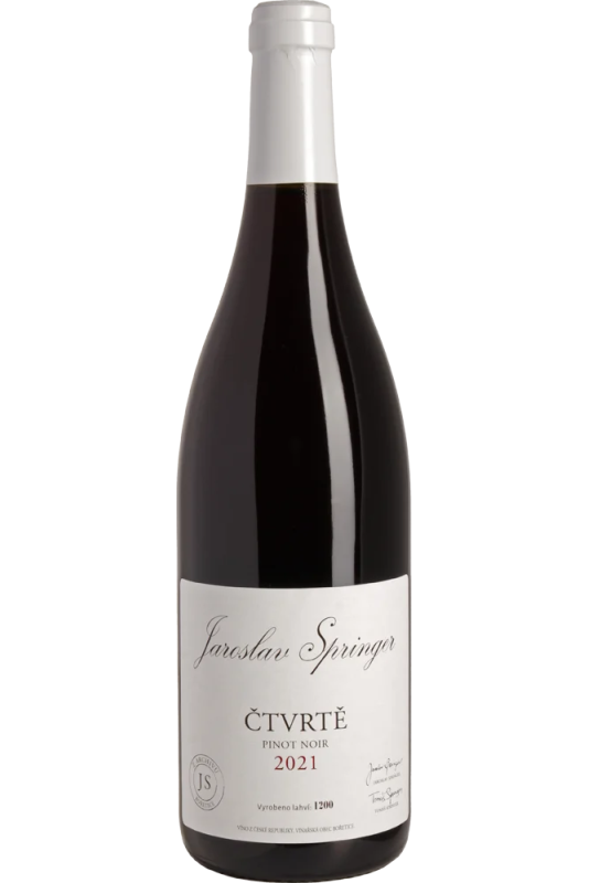 Jaroslav Springer Čtvrtě  Pinot Noir 2021