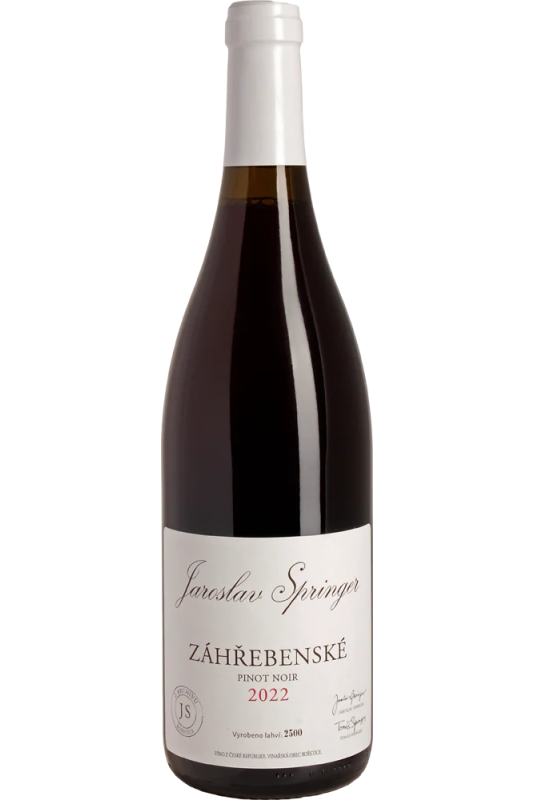 Jaroslav Springer Zahrebenske Pinot Noir 2022